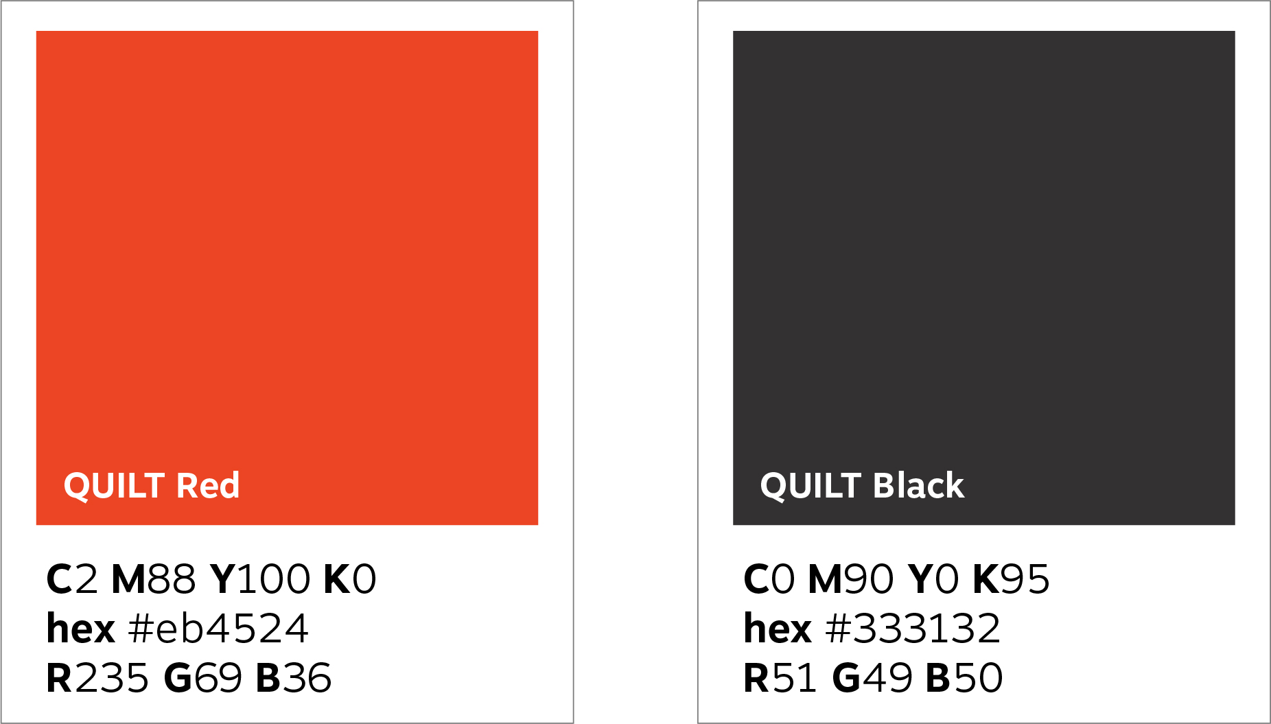 Red and Black colour swatches.